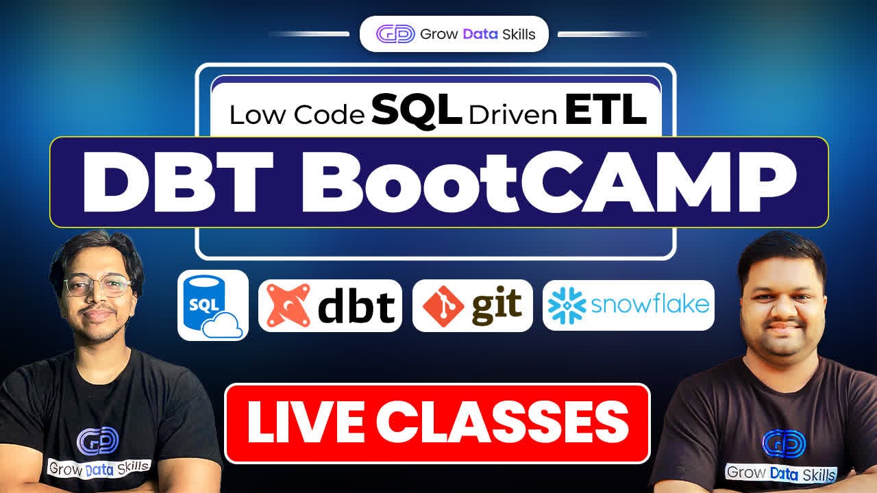 Low Code SQL Driven ETL - DBT BootCAMP